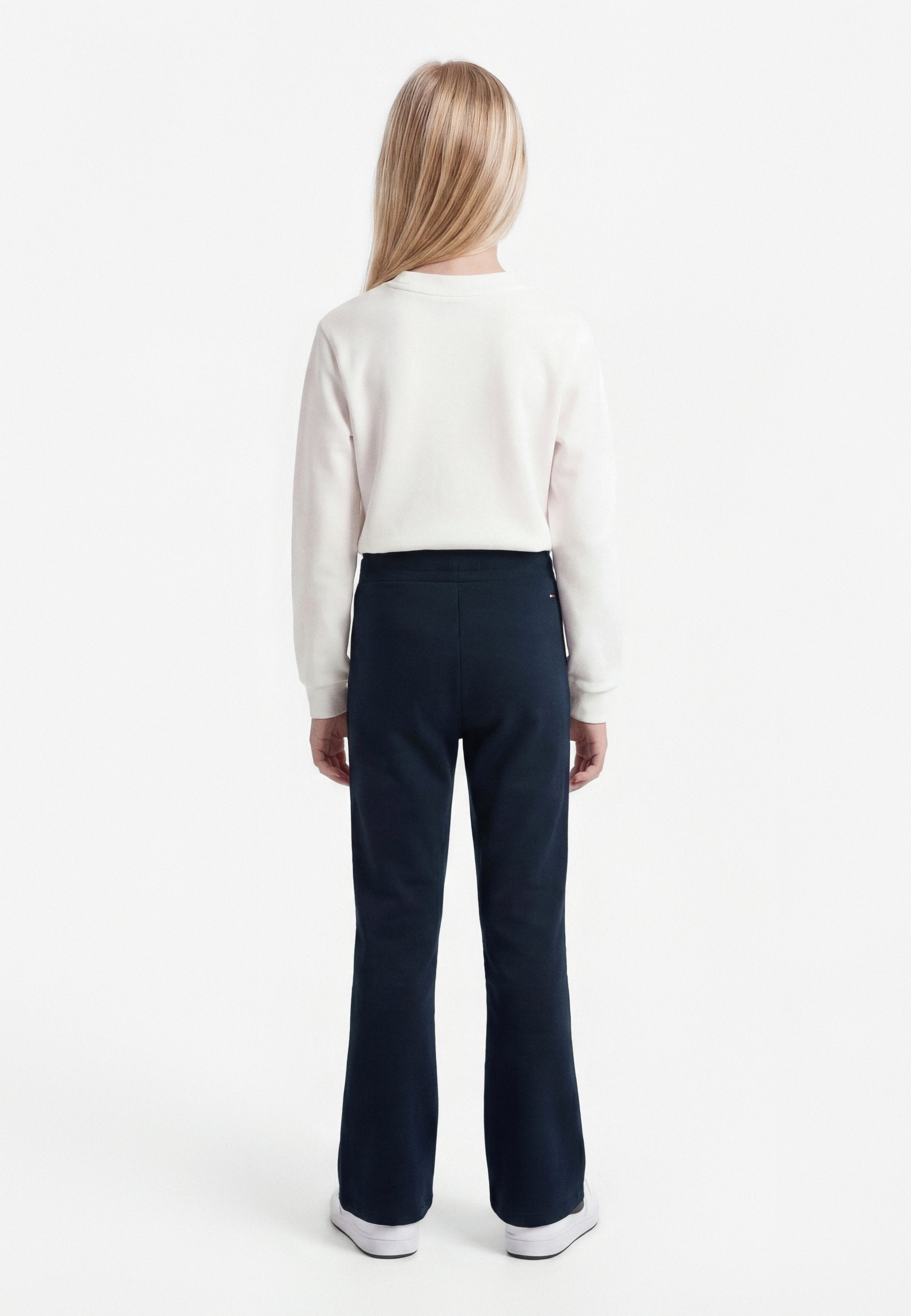EXTRA SLIM METALLIC LOGO FLARED LEGGINGS Media 3