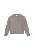 Marks & Spencer TEXTURED V-NECK TWISTED TWEED RELAXED