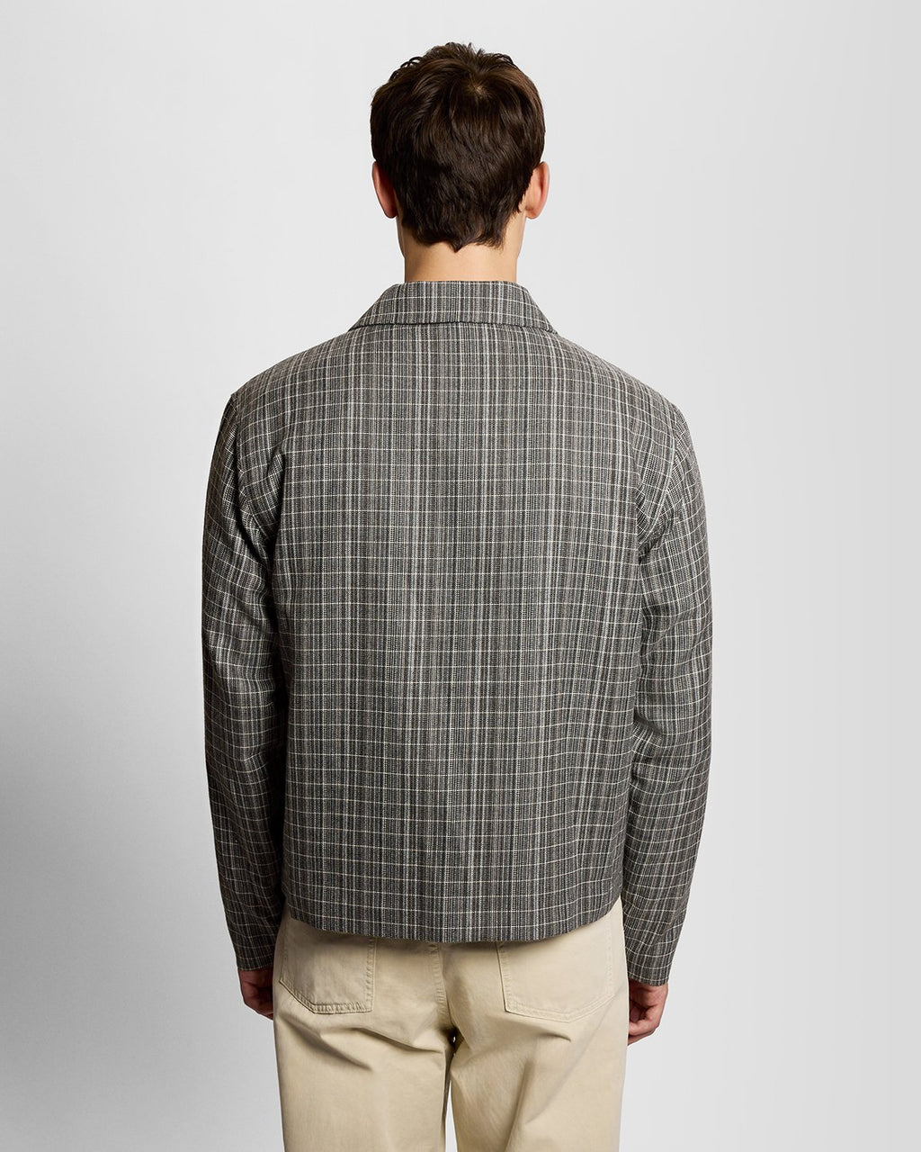 Lyle & Scott MULTI WEAVE COLLARED JACKET