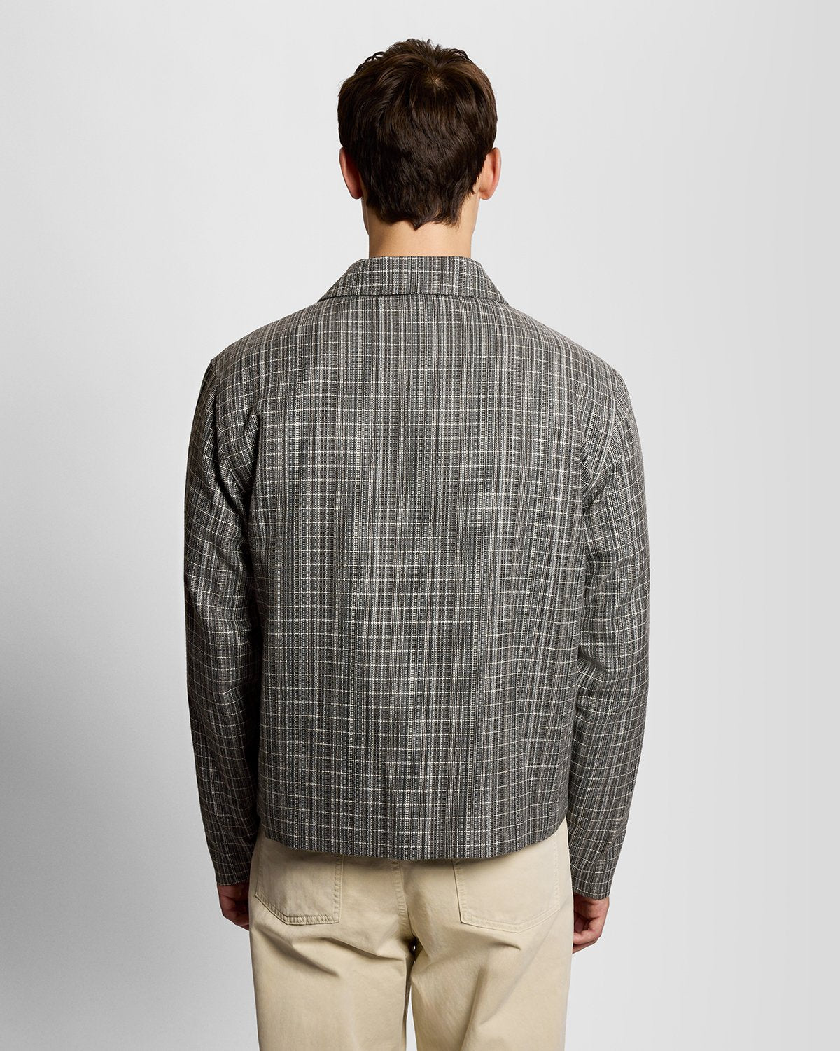 Lyle & Scott MULTI WEAVE COLLARED JACKET