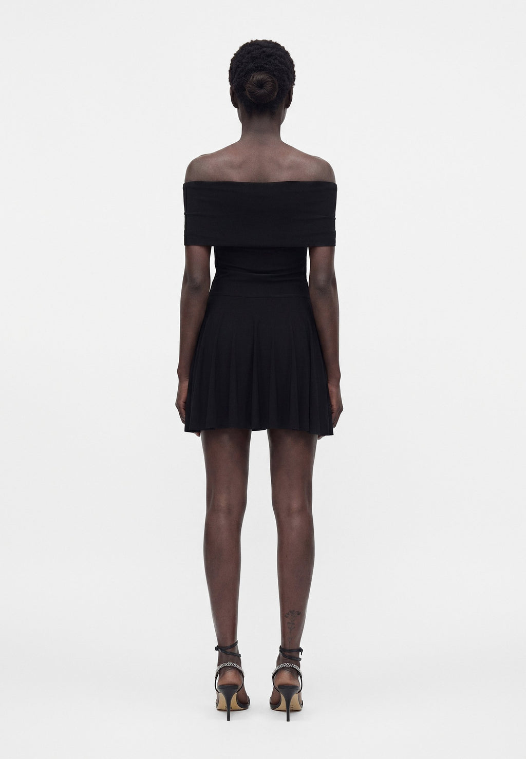 Norma Kamali COWL NECK HOODED PICKLEBALL DRESS