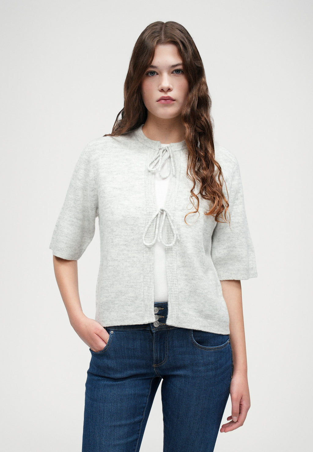 ONLY ONLSIMONI 2/4 BOW CARDIGAN KNT NOOS