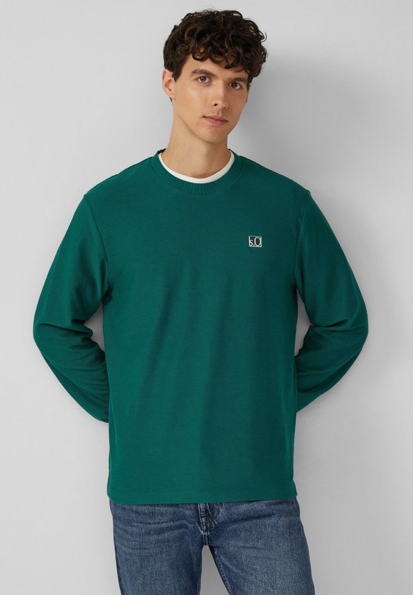 s.Oliver Sweatshirt - tannengrün