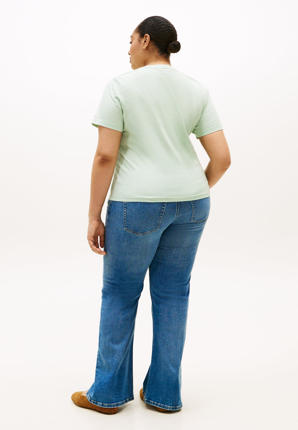 CURVE LOGO JERSEY CREW NECK T-SHIRT Media 4