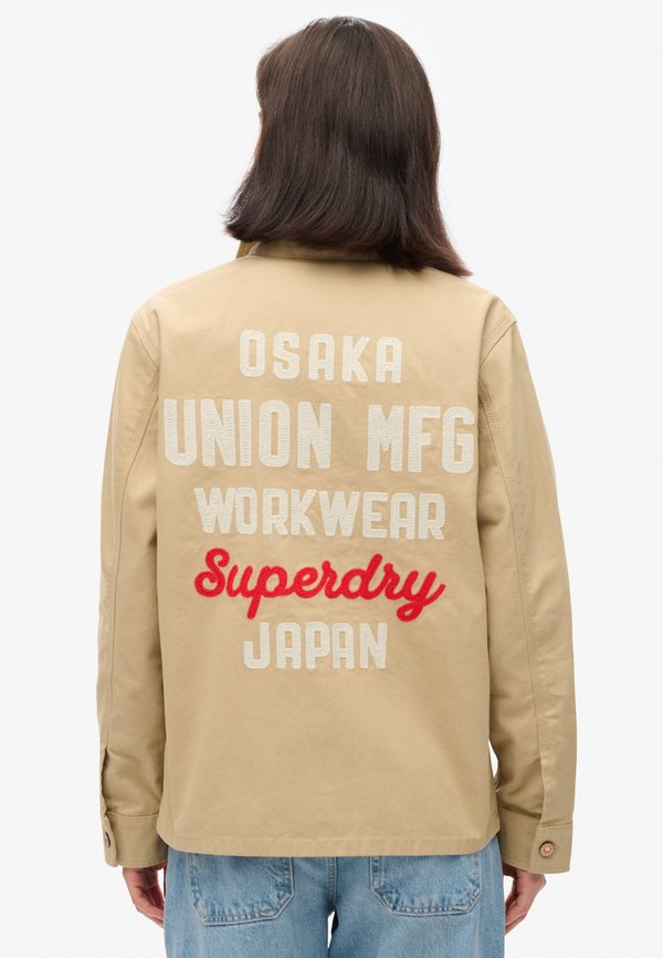 Superdry & Co EMBROIDERD  - Summer jacket - canyon beige