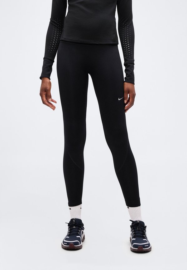 Nike Performance TEMPO 7/8 - Running tights - black