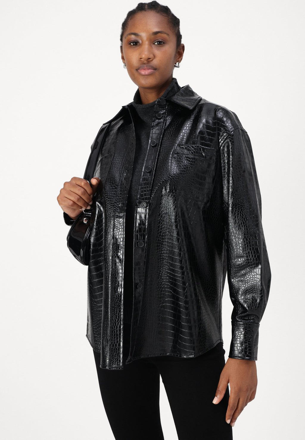 KARL LAGERFELD Kunstlederjacke Media 5