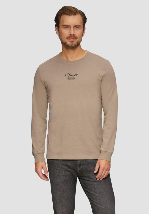 s.Oliver Long sleeved top - hellbraun