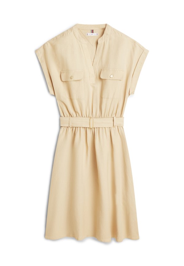 Tommy Hilfiger BELTED RELAXED MINI SHIRT DRESS