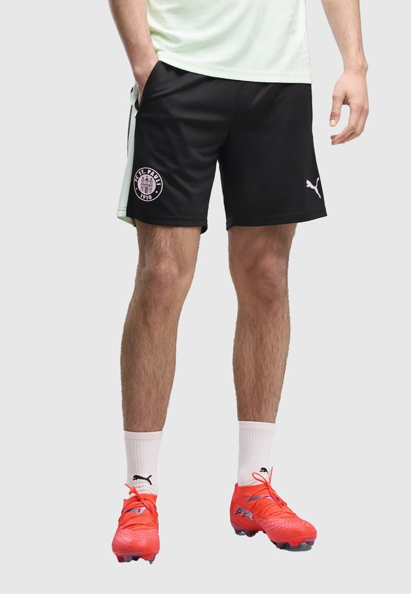Puma FC ST. PAULI SLIM TRAININGSSHORTS - Sports shorts - black-sage glow