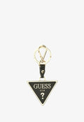 Guess PORTACHIAVI DONNA SAFFIANO TRIANGLE KEYRING BLACK - Keyring - nero