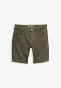 TOM TAILOR TTJOSH REGULAR SLIM FIT - Denim shorts - deep leaf green