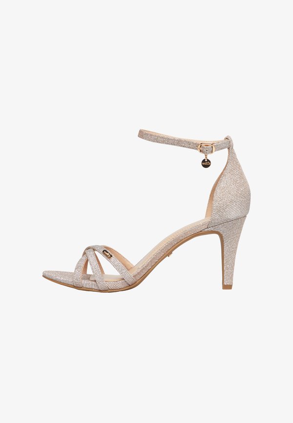 s.Oliver PUMPS - Sandals - gold-coloured