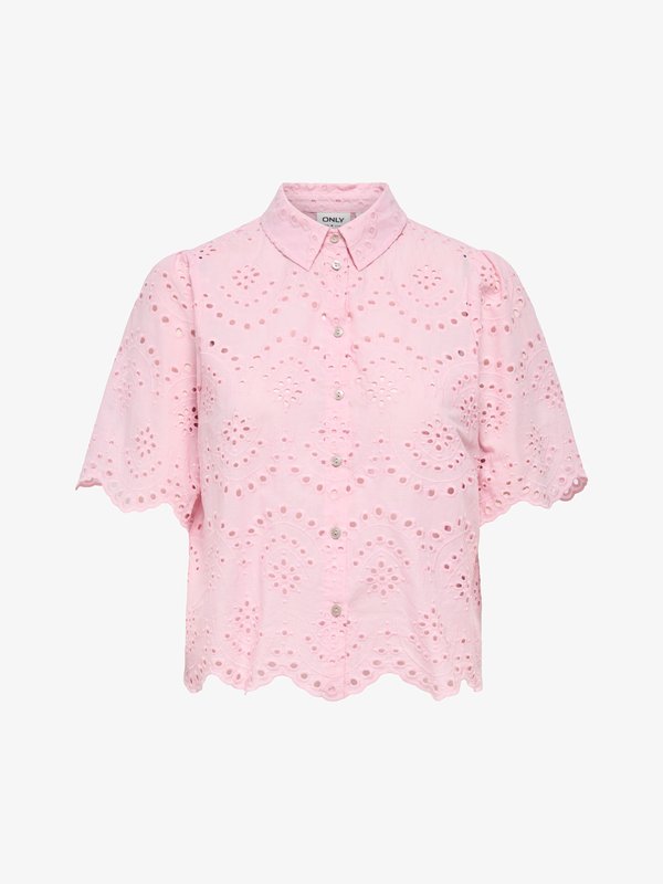 ONLY ONLVALAIS - Button-down blouse - pink lady
