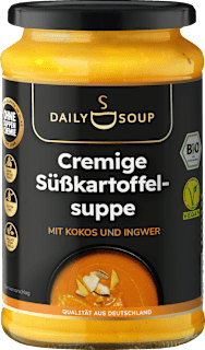 Suppe, Süßkartoffel mit Kokos & Ingwer, cremig Daily Soup