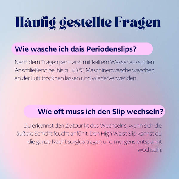 Periodenunterwäsche Slip Night schwarz Gr. L dais