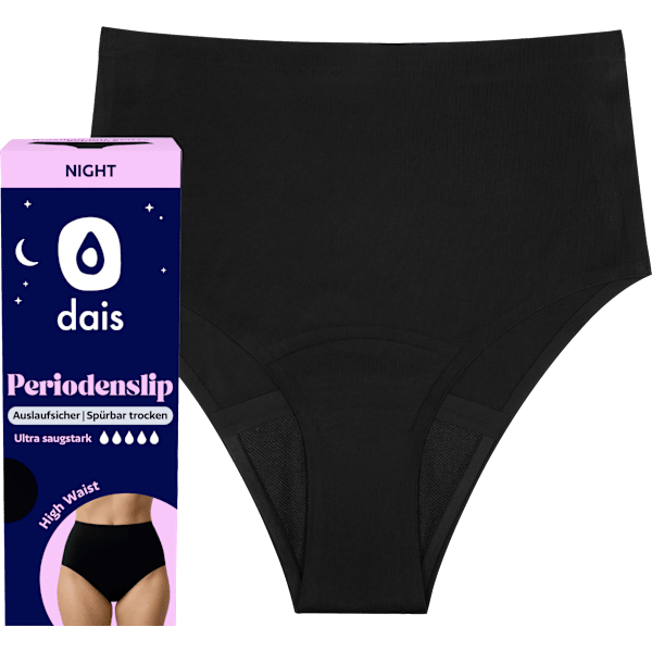 Periodenunterwäsche Slip Night schwarz Gr. M dais