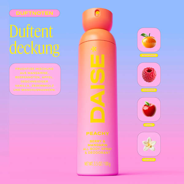 Deospray Peachy Beere & Mandarine DAISE
