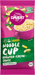 Fertiggericht, Noodle Cup Kräuter-Creme-Sauce Davert