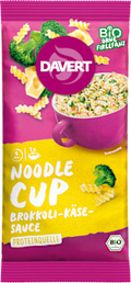 Fertiggericht, Noodle Cup mit Brokkoli-Käse-Sauce, No.2 Davert
