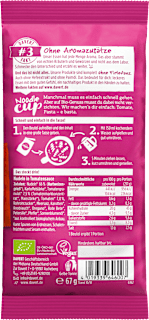 Fertiggericht, Noodle Cup mit Tomatensauce, No.7 Davert