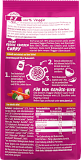 Fertiggericht, Veggie Chicken Curry Davert