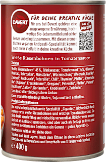 Gigantes Bohnen in Tomatensoße Davert