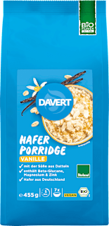 Porridge, Hafer Vanille Davert