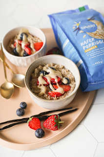 Porridge, Hafer Vanille Davert