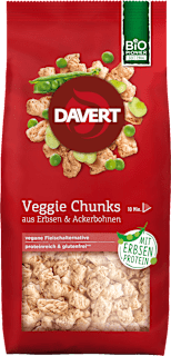 Veggie Chunks, Erbsen & Ackerbohnen Davert