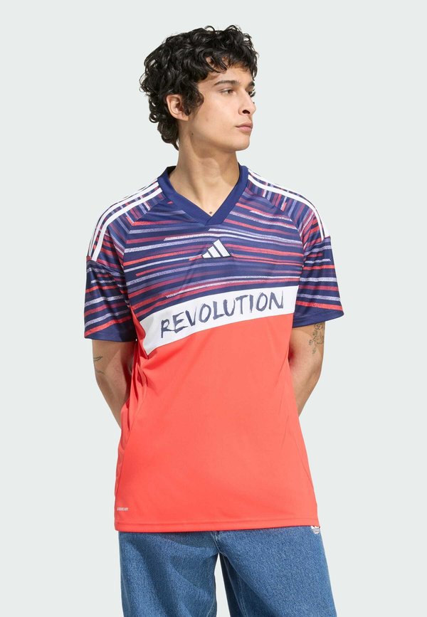 adidas Performance Sports T-shirt - bright red/night sky