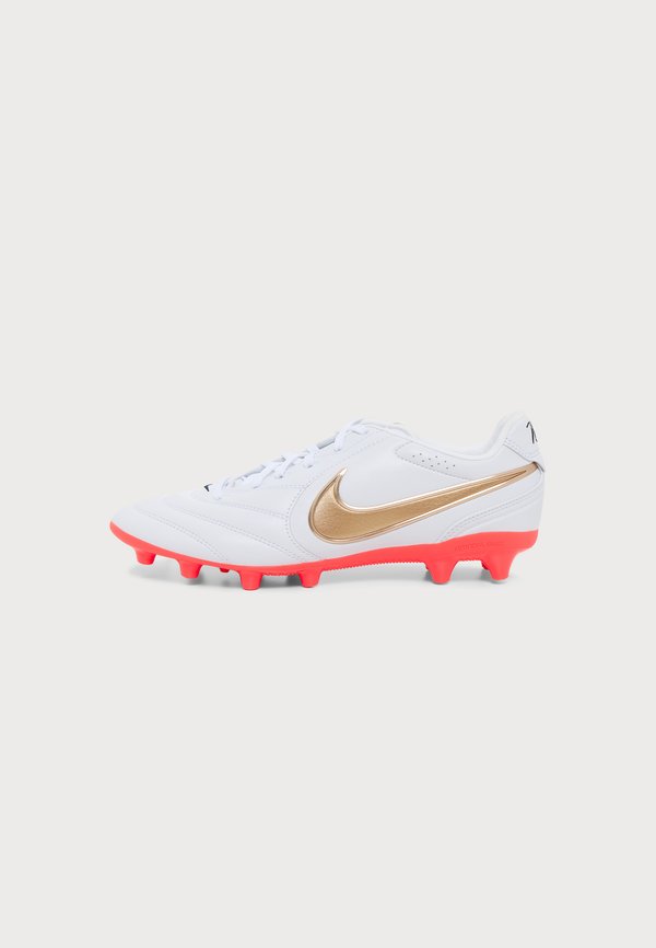 Nike Performance TIEMPO LIGERA PRO  - Football boots artificial grass - white/blur/brt crimson