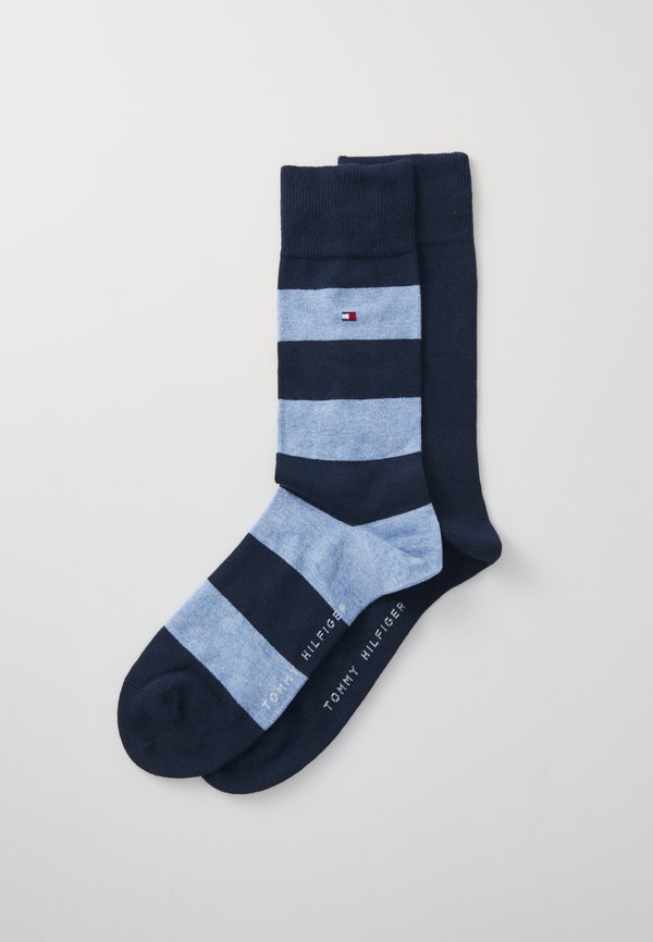 Tommy Hilfiger MEN RUGBY SOCK 2 PACK - Socks - light blue melange