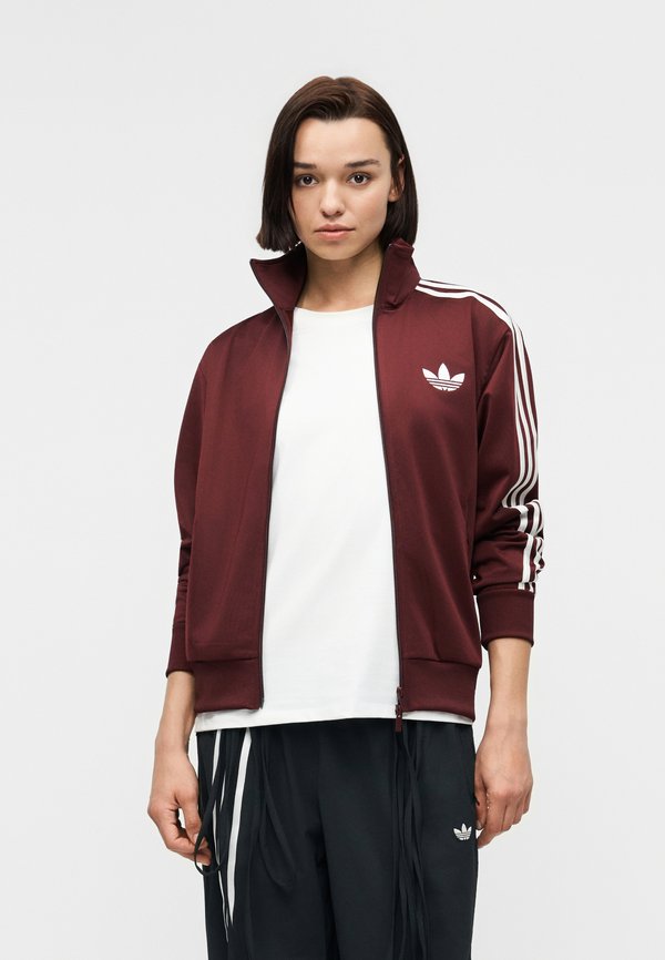adidas Originals FIREBIRD LOOSE - Summer jacket - maroon/off white