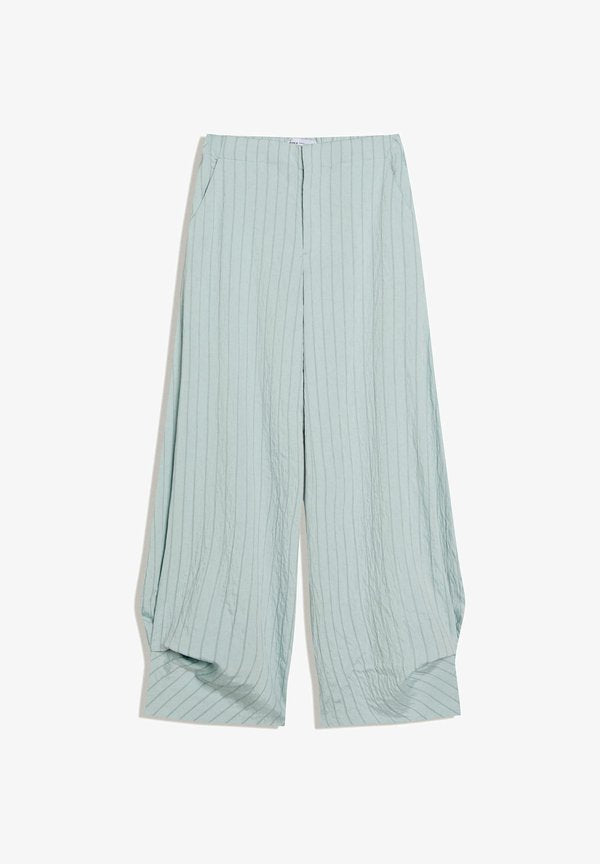 Bershka TROUSERS - Trousers - light blue