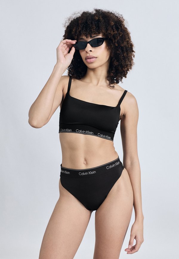Calvin Klein Swimwear BRAZILIAN ICON SWIM - Bikini bottoms - black