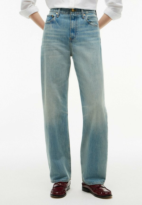 Tommy Hilfiger TOMMY HILFIGER SARAH HIGH RISE STRAIGHT FADED JEANS - Straight leg jeans - rio