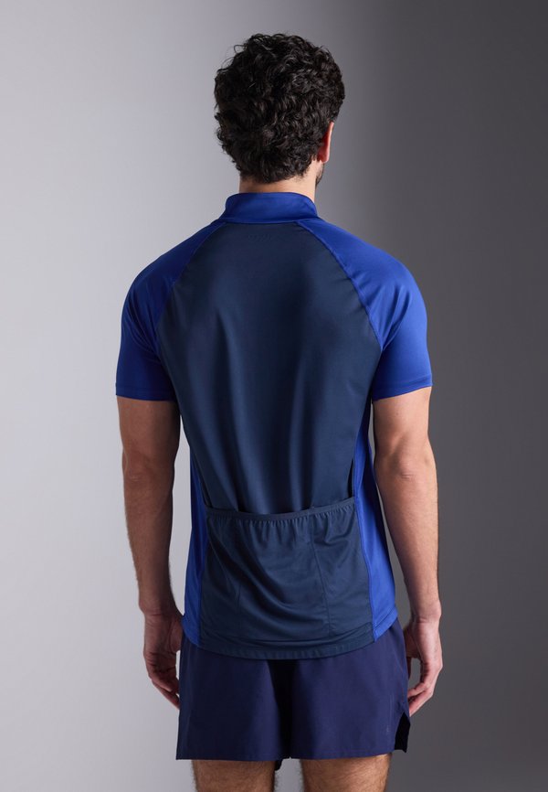 Pier One Sport by Zalando SHORT SLEEVE CYCLING JERSEY WITH 1/4 ZIP AND BACK POCKET