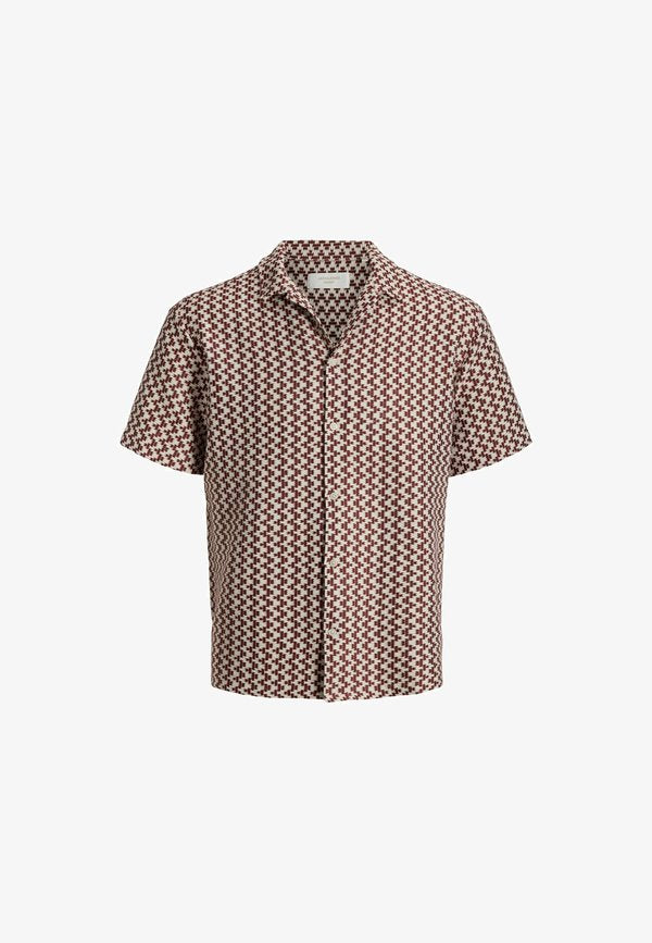 Jack & Jones Resort Relaxed Fit - Shirt - cabernet