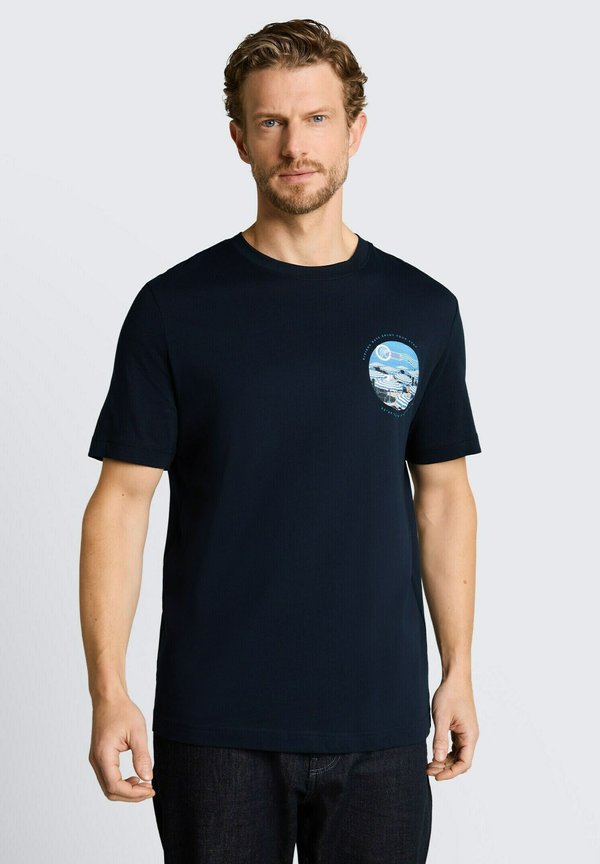 TOM TAILOR TOM TAILOR T-SHIRT T-SHIRT MIT FOTOPRINT - Print T-shirt - sky captain blue