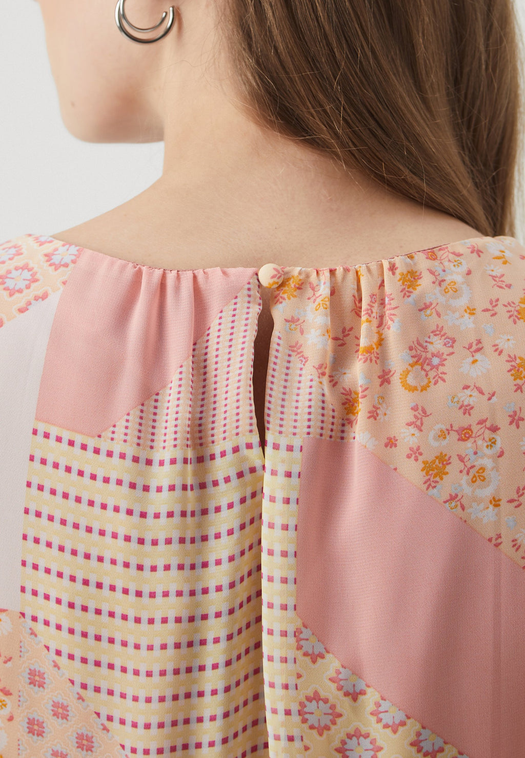 VILA VIBINE O NECK 3/4 SLEEVES MIDI DRESS