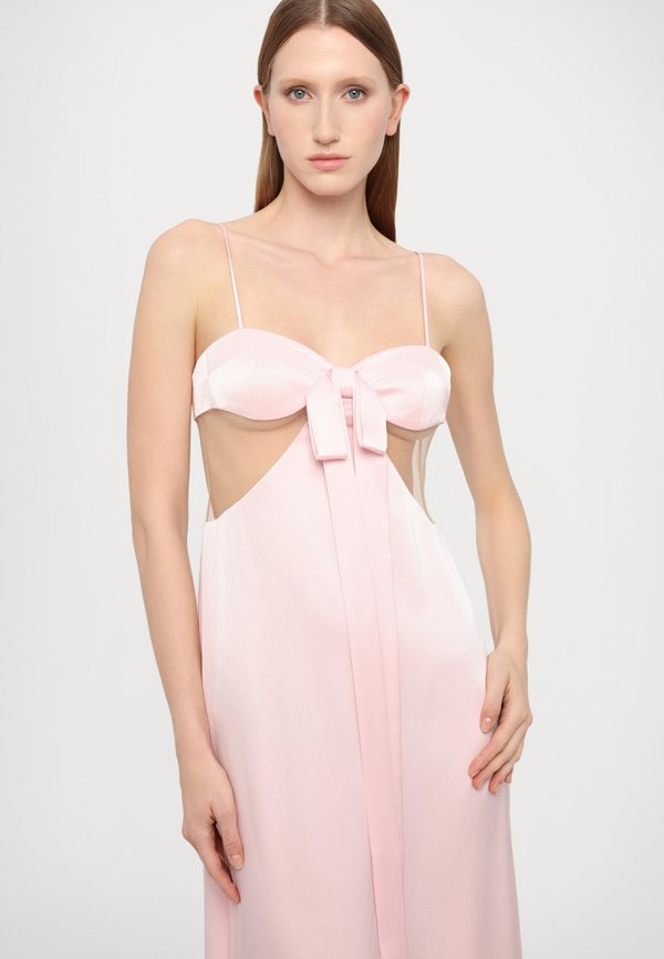 David Koma INSERT FRONT FLOUNCE HEM DRESS
