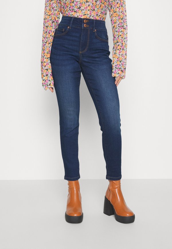 Vero Moda Petite VMSOPHIA  - Jeans Skinny Fit - Dark Blue Denim