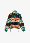 Superdry & Co Fleece jumper - nava quilt print
