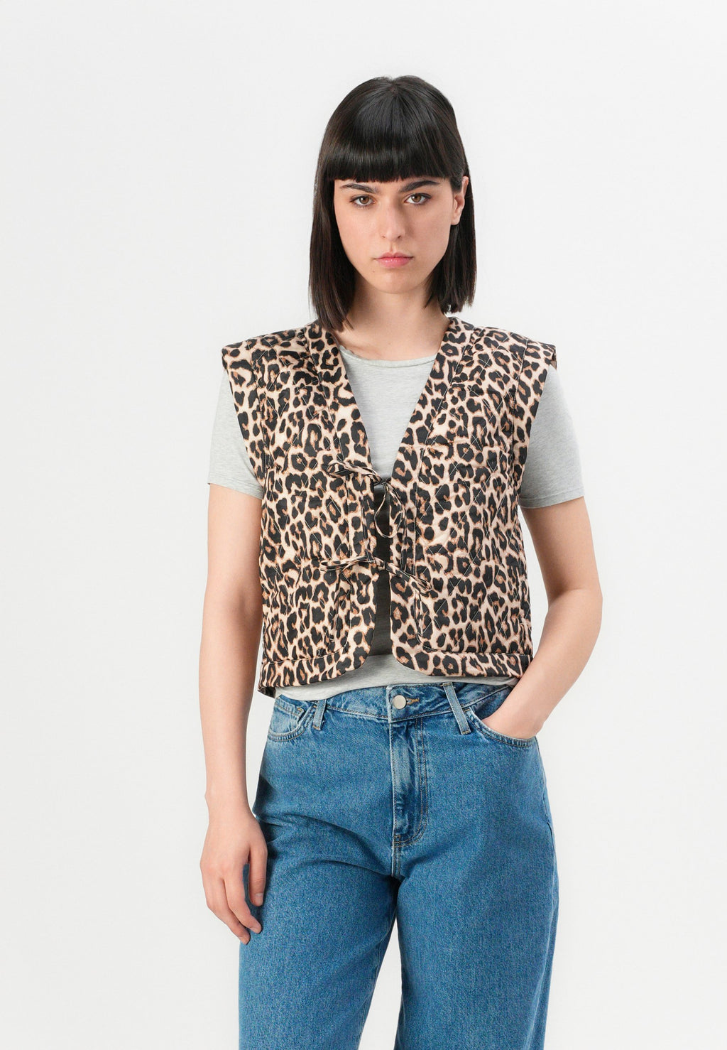 ONLANNABELL LEO TIE VEST Media 5