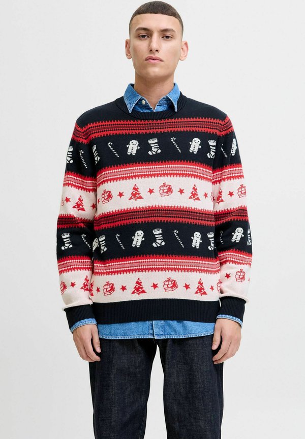 Jack & Jones Knitted X-mas Knitted - Jumper - true red