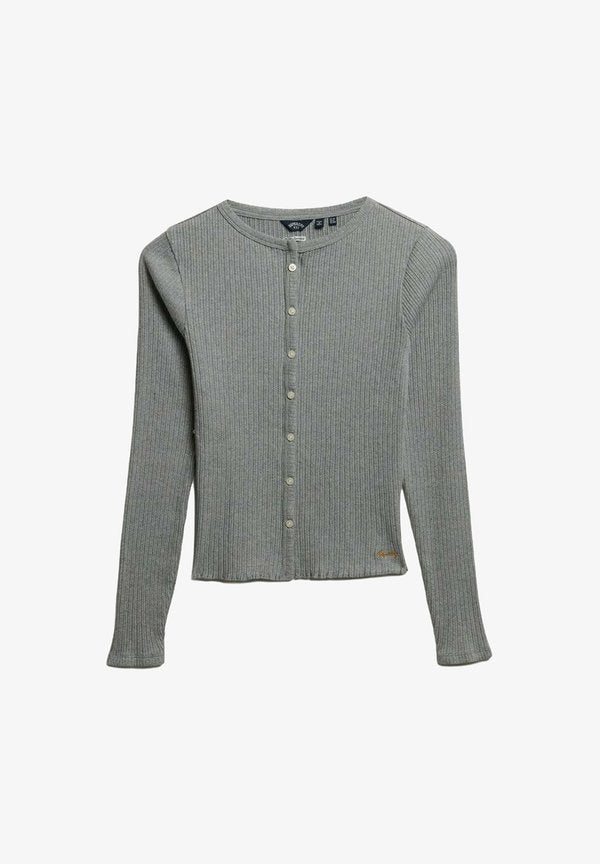 Superdry & Co ATHLETIC ESSENTIALS  - Cardigan - grey marl
