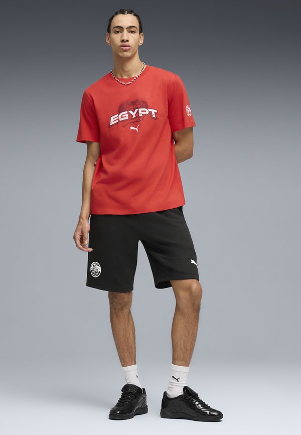 Puma ÄGYPTEN FTBLCULTURE T-SHIRT - Print T-shirt - red white