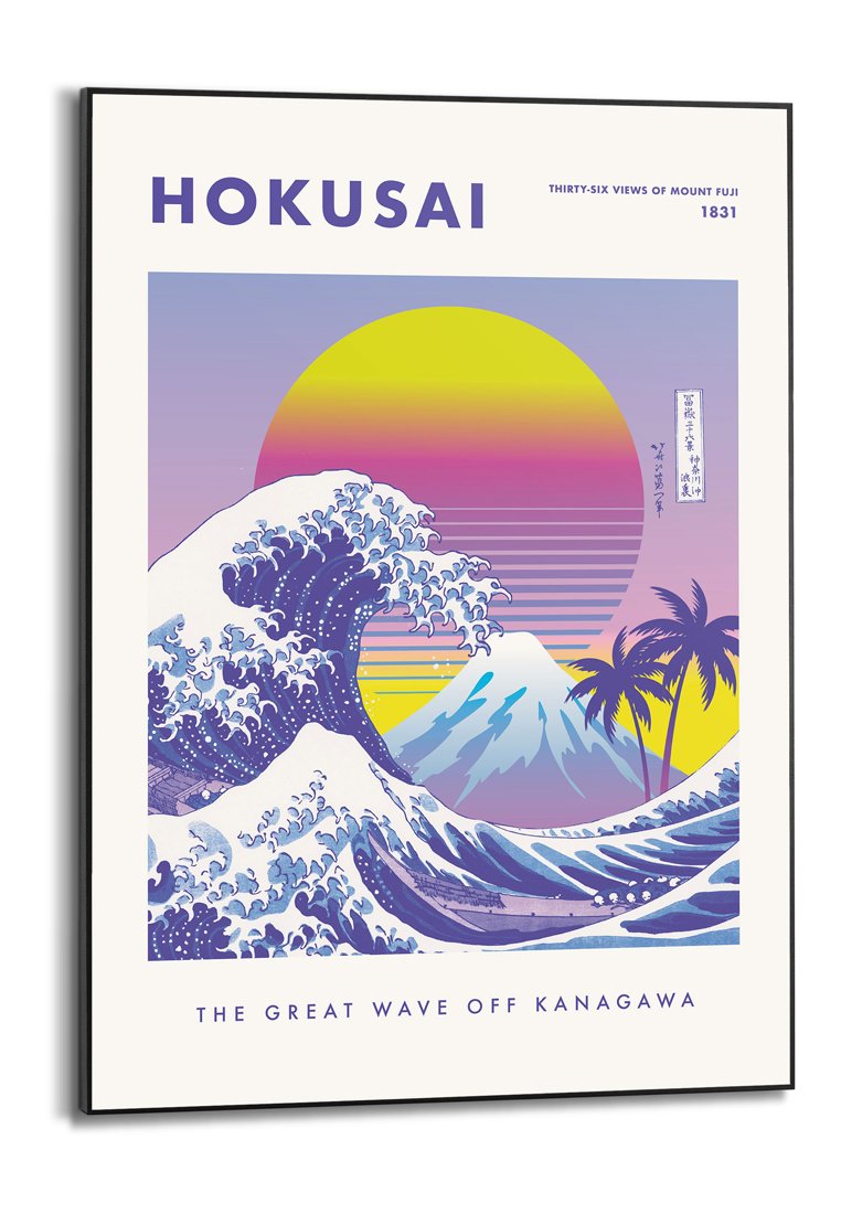 Orange Wallz THE GREAT WAVE VON KANAGAWA