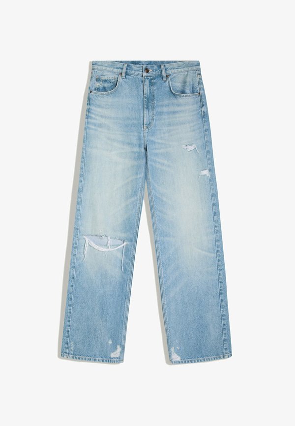 Bershka BAGGY JEANS - Baggy Jeans - blue denim